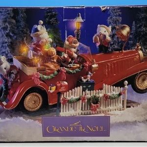 Vintage Grandeur Noel Animated Christmas Roadster Collector's Edition - 1994.
